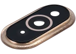 Huawei Nova 10 İle Uyumlu Arka Kamera Lensi Braketli (Altın) - Görsel 3