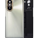 Huawei Nova 10 İle Uyumlu Arka Kapak Camı Kamera Lensli (Gümüş)