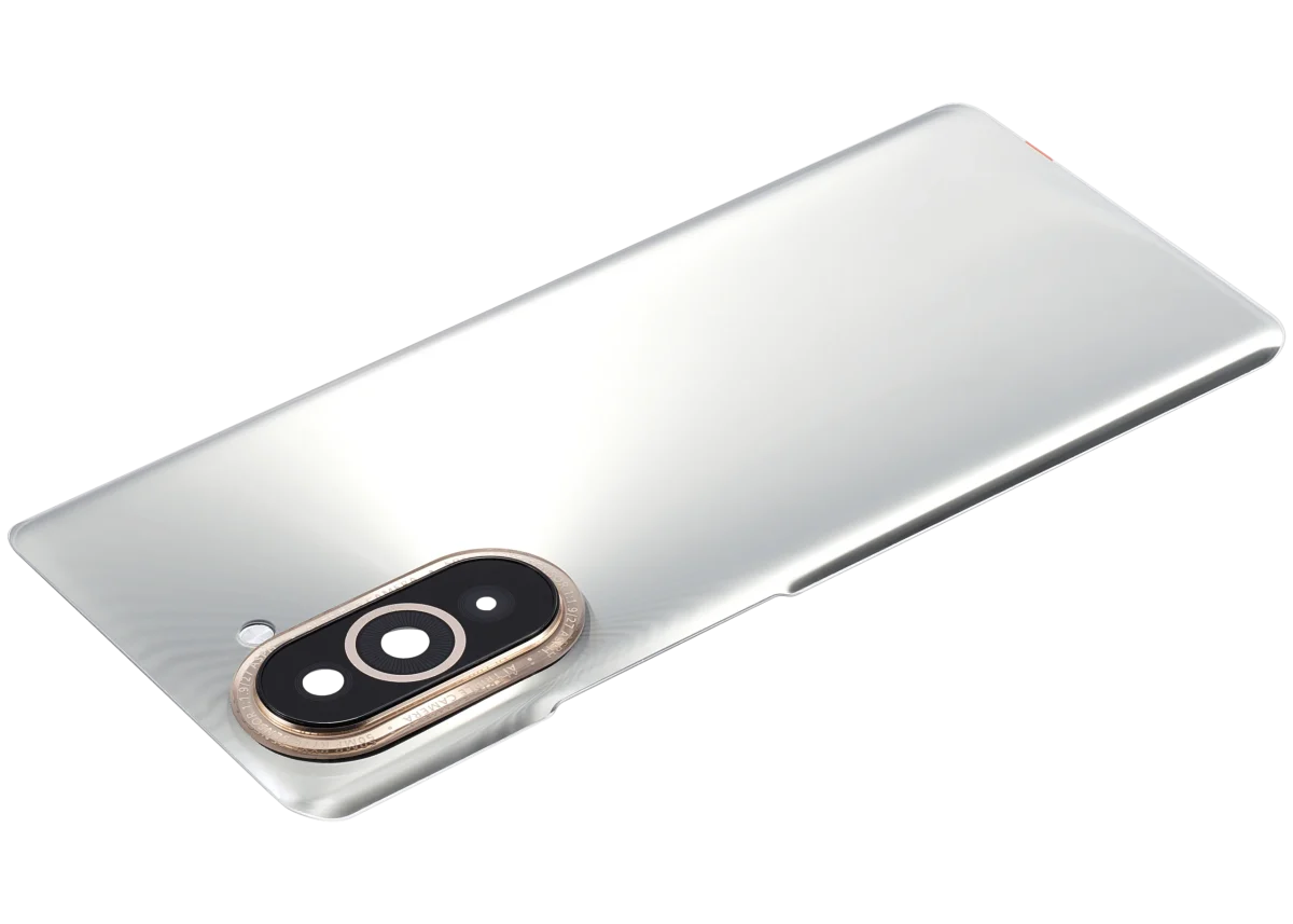 Huawei Nova 10 İle Uyumlu Arka Kapak Camı Kamera Lensli (Gümüş) - Görsel 5