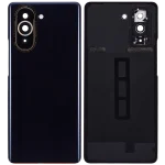 Huawei Nova 10 İle Uyumlu Arka Kapak Camı Kamera Lensli (Siyah) - Görsel 2