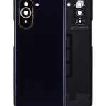 Huawei Nova 10 İle Uyumlu Arka Kapak Camı Kamera Lensli (Siyah)