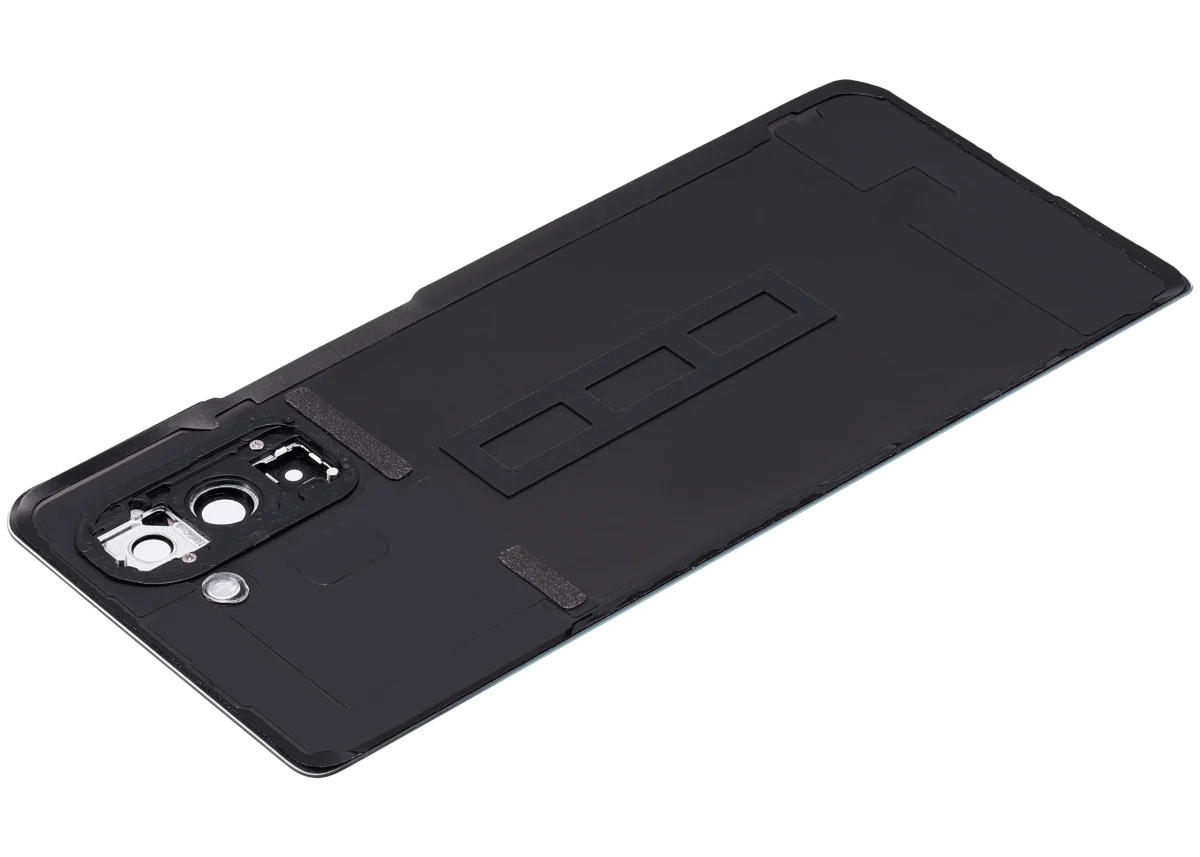 Huawei Nova 10 İle Uyumlu Arka Kapak Camı Kamera Lensli (Siyah) - Görsel 6