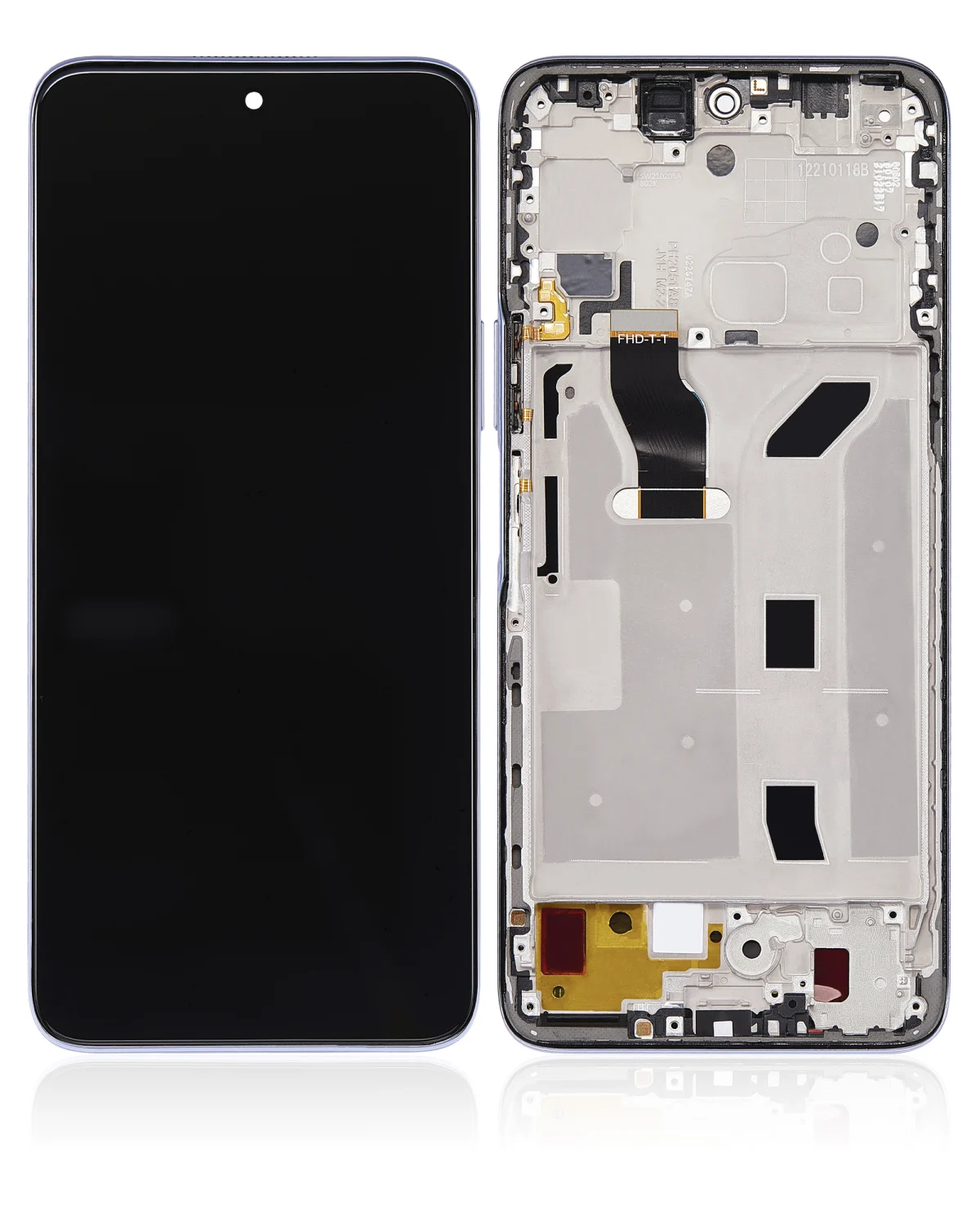 Huawei Nova 10 İle Uyumlu Ekran Dokunmatik Çerçeveli ekran %100 Orijinal (Gümüş) - Görsel 2
