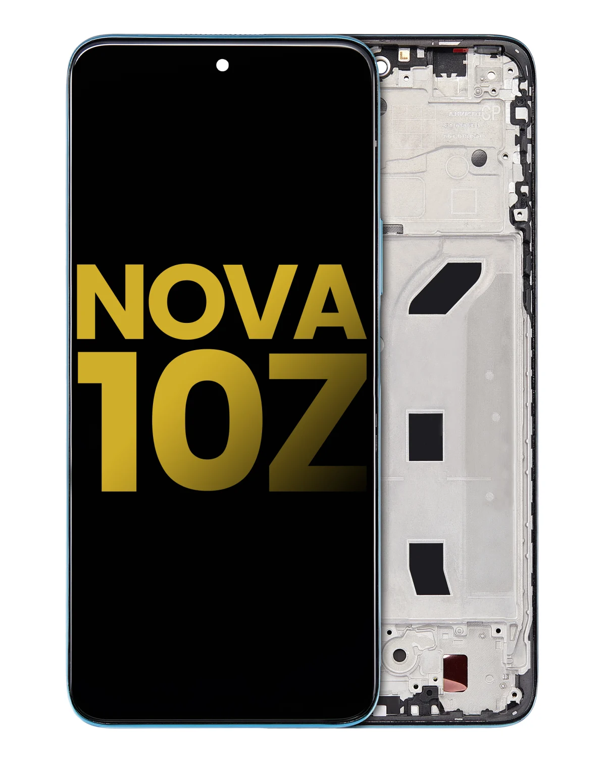 Huawei Nova 10 İle Uyumlu Ekran Dokunmatik z %100 Orijinal (Yeşil) Çerçeveli ekran