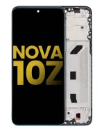 Huawei Nova 10 İle Uyumlu Ekran Dokunmatik z %100 Orijinal (Yeşil) Çerçeveli ekran