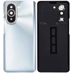 Huawei Nova 10 Pro İle Uyumlu Arka Kapak Camı Kamera Lensli (Gümüş) - Görsel 2