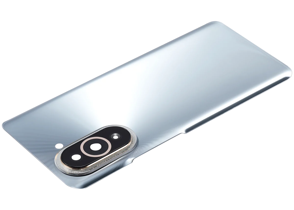 Huawei Nova 10 Pro İle Uyumlu Arka Kapak Camı Kamera Lensli (Gümüş) - Görsel 5