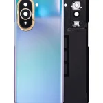 Huawei Nova 10 Pro İle Uyumlu Arka Kapak Camı Kamera Lensli (Mor)