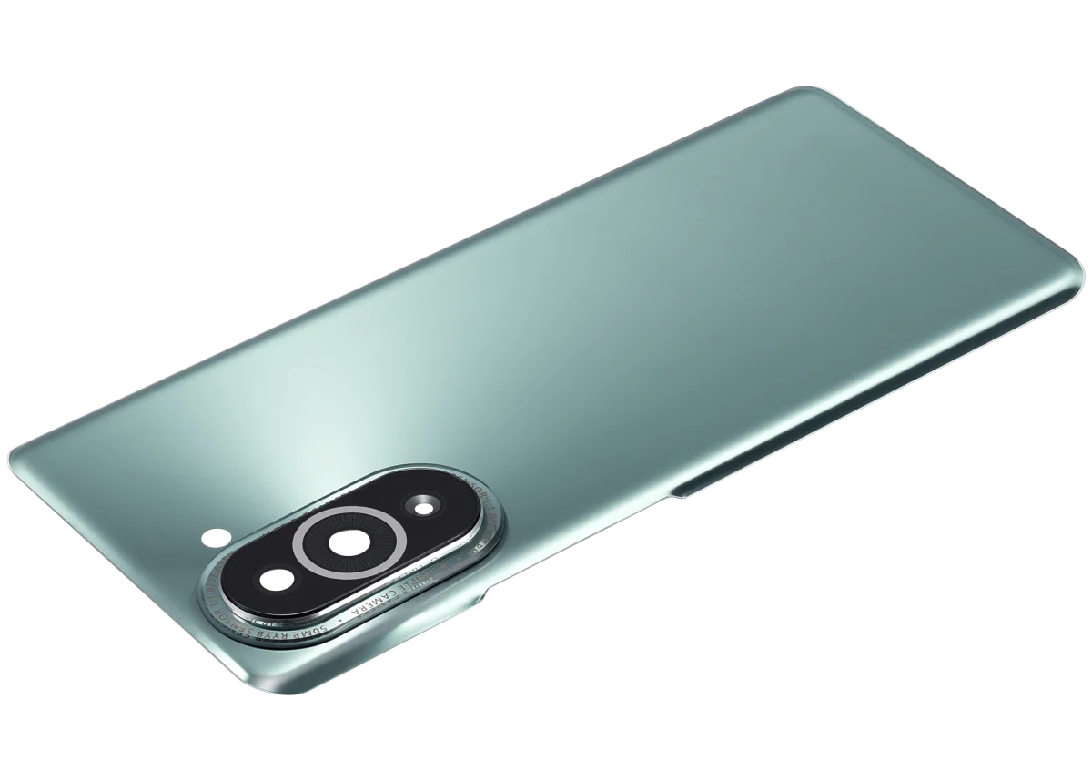Huawei Nova 10 Pro İle Uyumlu Arka Kapak Camı Kamera Lensli (Yeşil) - Görsel 5