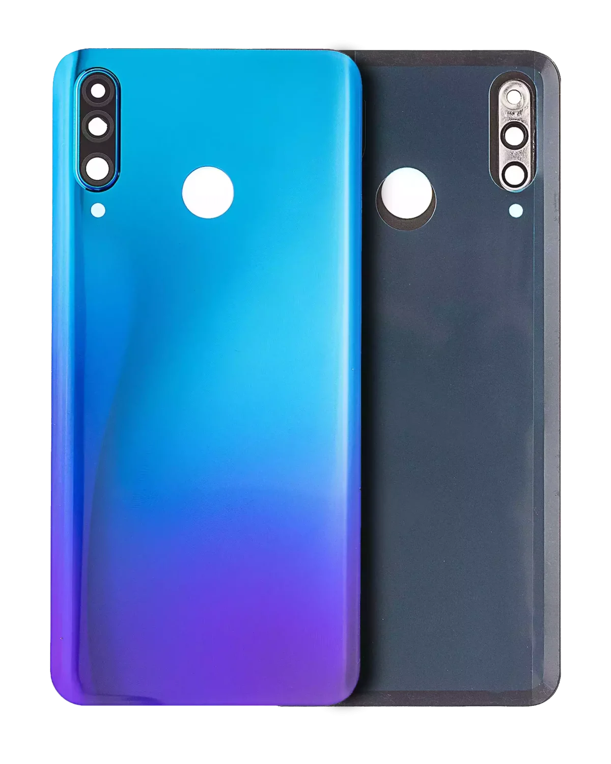 Huawei Nova 4 İle Uyumlu Arka Kapak Camı Kamera LensliE (48 GB RAM Logosuz) (Tavuskuşu Mavisi)