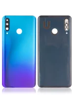 Huawei Nova 4 İle Uyumlu Arka Kapak Camı Kamera LensliE (48 GB RAM Logosuz) (Tavuskuşu Mavisi) - Görsel 6