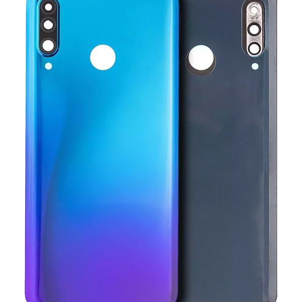 Huawei Nova 4 İle Uyumlu Arka Kapak Camı Kamera LensliE (48 GB RAM Logosuz) (Tavuskuşu Mavisi)