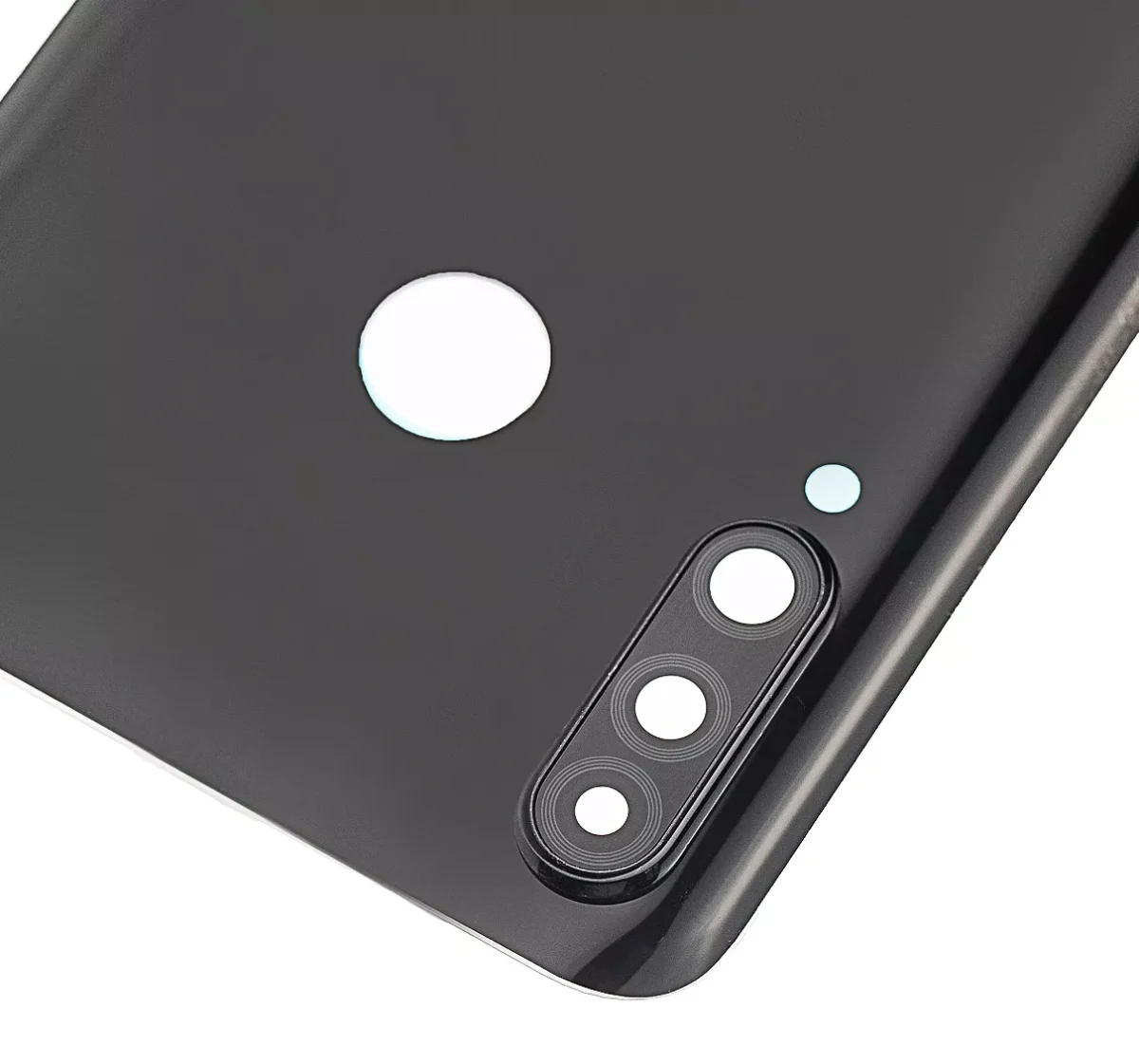 Huawei Nova 4E İle Uyumlu Arka Kapak Camı Kamera Lensli (48 GB RAM Logosuz) (Gece ​​Yarısı Siyahı) - Görsel 3