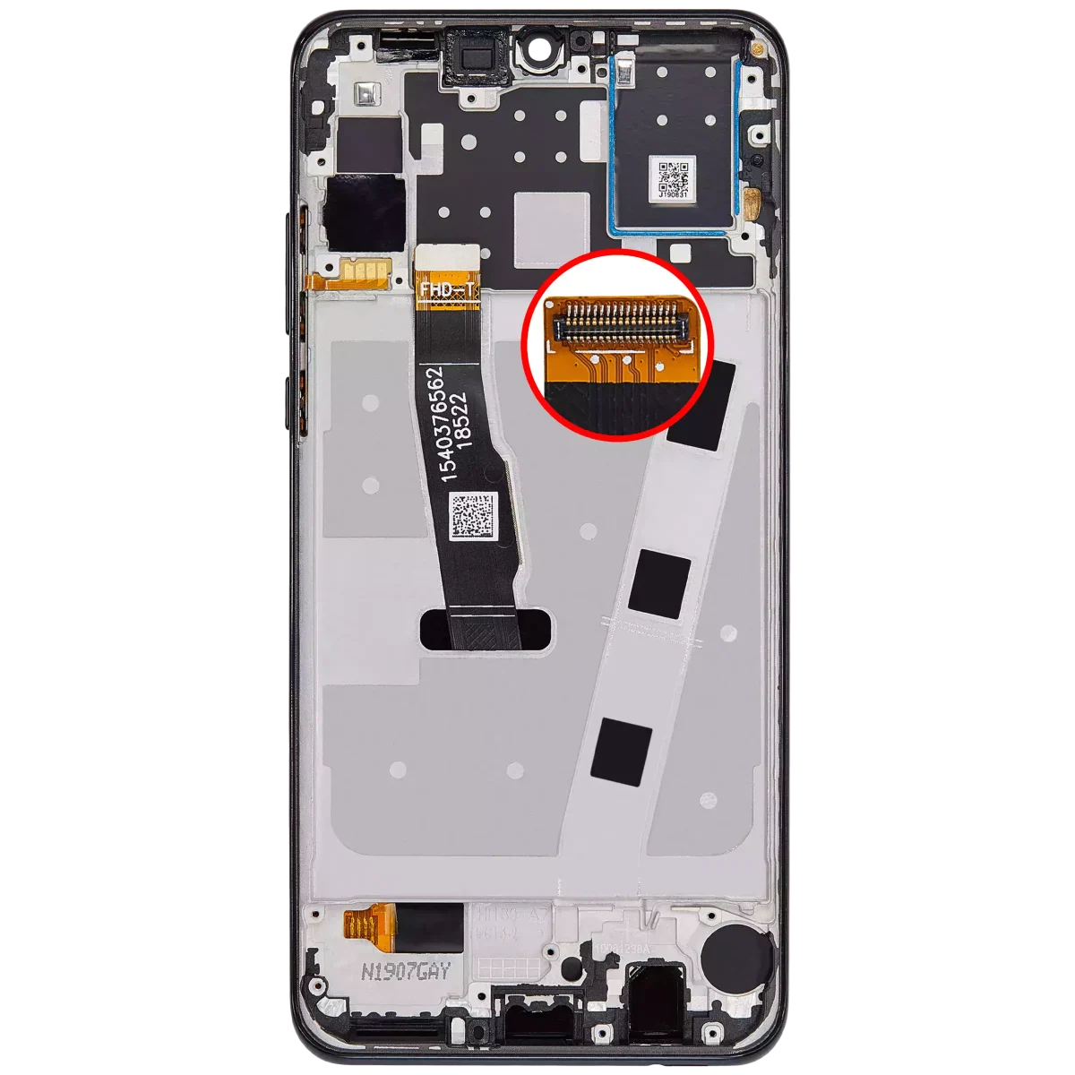 Huawei Nova 4e İle Uyumlu Ekran Dokunmatik Çerçeveli ekran  %100 Orijinal (48 GB RAM) %100 Orijinal (Gece ​​Yarısı Siyahı) - Görsel 4