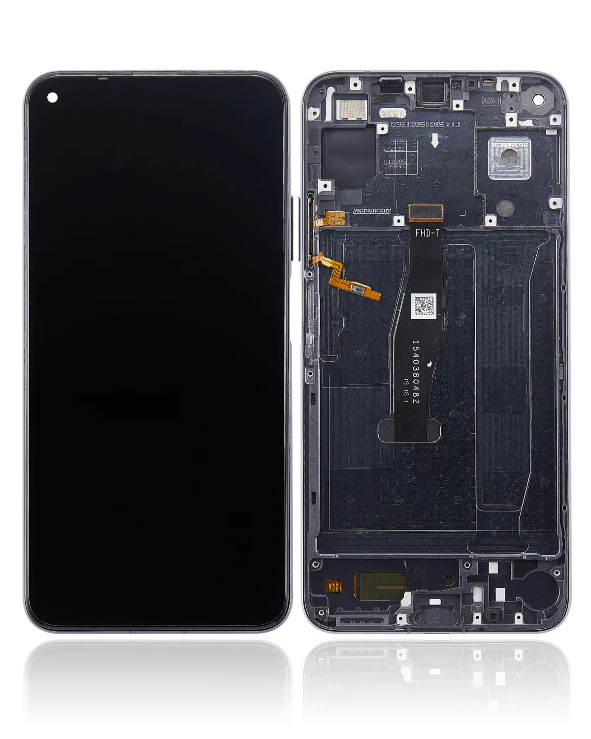 Huawei Nova 5T İle Uyumlu Ekran Dokunmatik Çerçeveli ekran %100 Orijinal (Tüm Renkler Uyumlu) - Görsel 1
