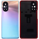 Huawei Nova 8 İle Uyumlu Arka Kapak Camı Kamera Lensli (Gümüş) - Görsel 2