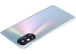 Huawei Nova 8 İle Uyumlu Arka Kapak Camı Kamera Lensli (Gümüş) - Görsel 5