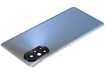 Huawei Nova 8 İle Uyumlu Arka Kapak Camı Kamera Lensli (Mavi) - Görsel 5