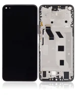 Huawei Nova 8 İle Uyumlu Ekran Dokunmatik Çerçeveli ekran %100 Orijinal (Yıldızlı Siyah)