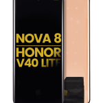 Huawei Nova 8 İle Uyumlu Ekran Dokunmatik Çerçevesiz Amoled ekran %100 Orijinal (Tüm Renkler)