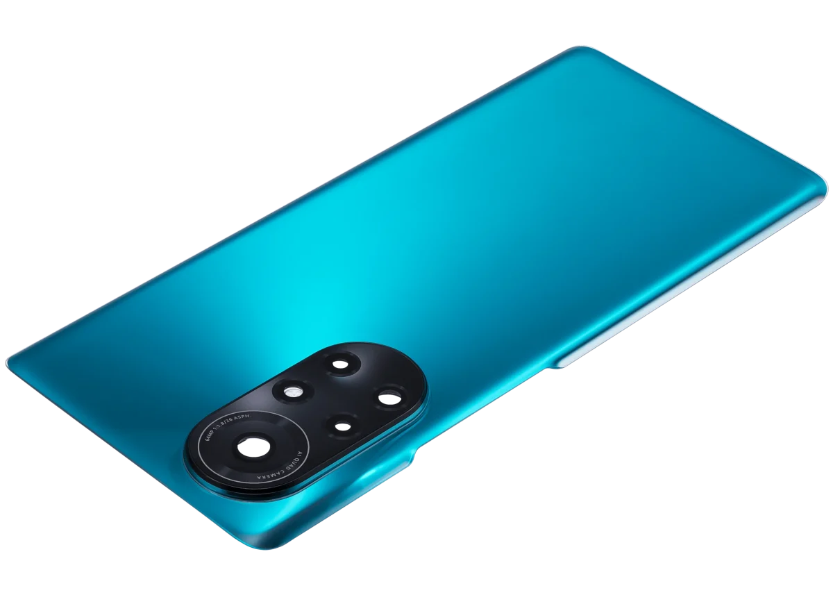 Huawei Nova 8 Pro İle Uyumlu Arka Kapak Camı Kamera Lensli (Yeşil) - Görsel 5