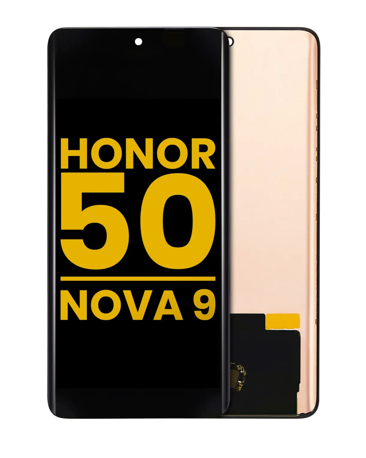 Huawei Nova 9 İle Uyumlu Ekran Dokunmatik Çerçevesiz Amoled ekran Honor 50 %100 Orijinal (Tüm Renkler)