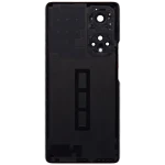Huawei Nova 9 Pro İle Uyumlu Arka Kapak Camı Kamera Lensli (Siyah) - Görsel 4