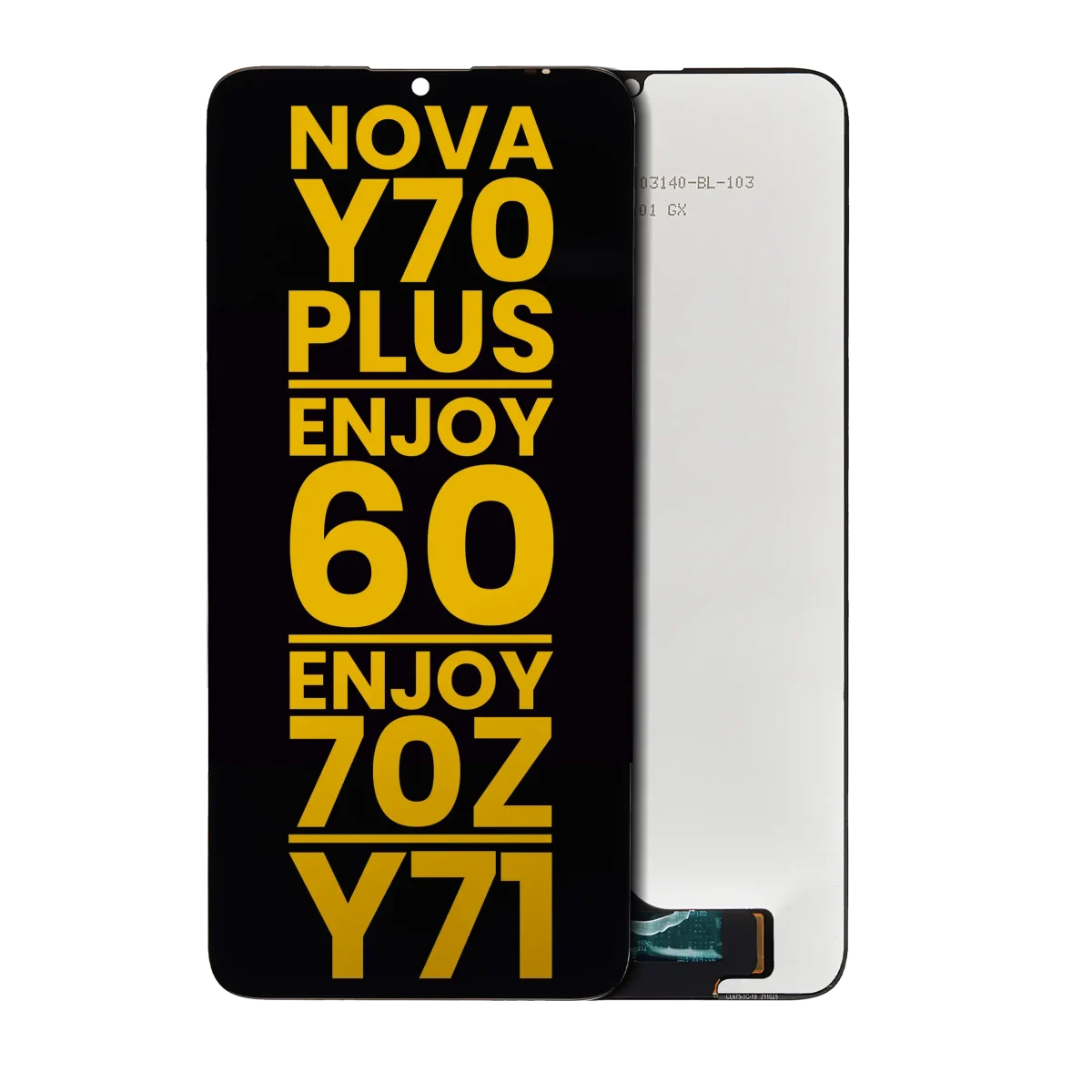 Huawei Nova Y70 Plus İle Uyumlu Ekran Dokunmatik Çerçevesiz %100 Orijinal (Tüm Renkler) - Görsel 6