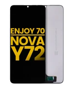 Huawei Nova Y72 İle Uyumlu Ekran Dokunmatik Çerçevesiz %100 Orijinal (Tüm Renkler)