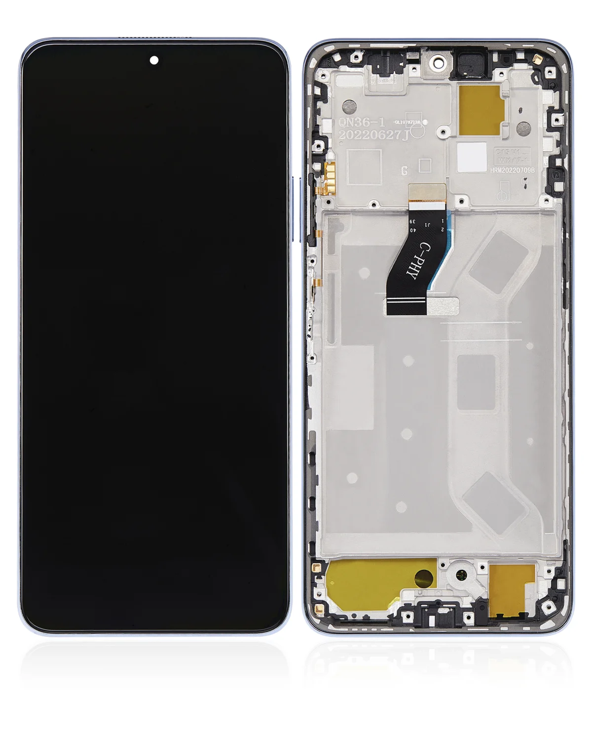 Huawei Nova Y90 İle Uyumlu Ekran Dokunmatik Çerçeveli %100 Orijinal (Kristal Mavi) - Görsel 1