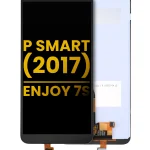 Huawei P Smart İle Uyumlu Ekran Dokunmatik Çerçevesiz %100 Orijinal (Siyah)