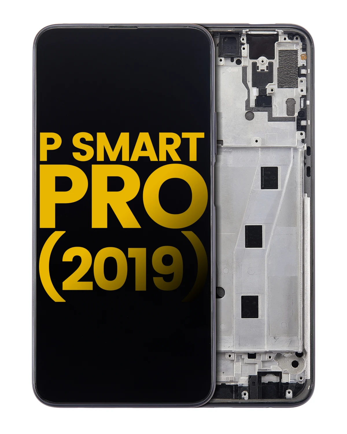 Huawei P Smart Pro 2019 İle Uyumlu Ekran Dokunmatik Çerçeveli %100 Orijinal (Gece ​​Yarısı Siyahı)