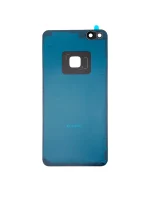 Huawei P10 Lite İle Uyumlu Arka Kapak Camı Kamera Lensli (Siyah) - Görsel 4