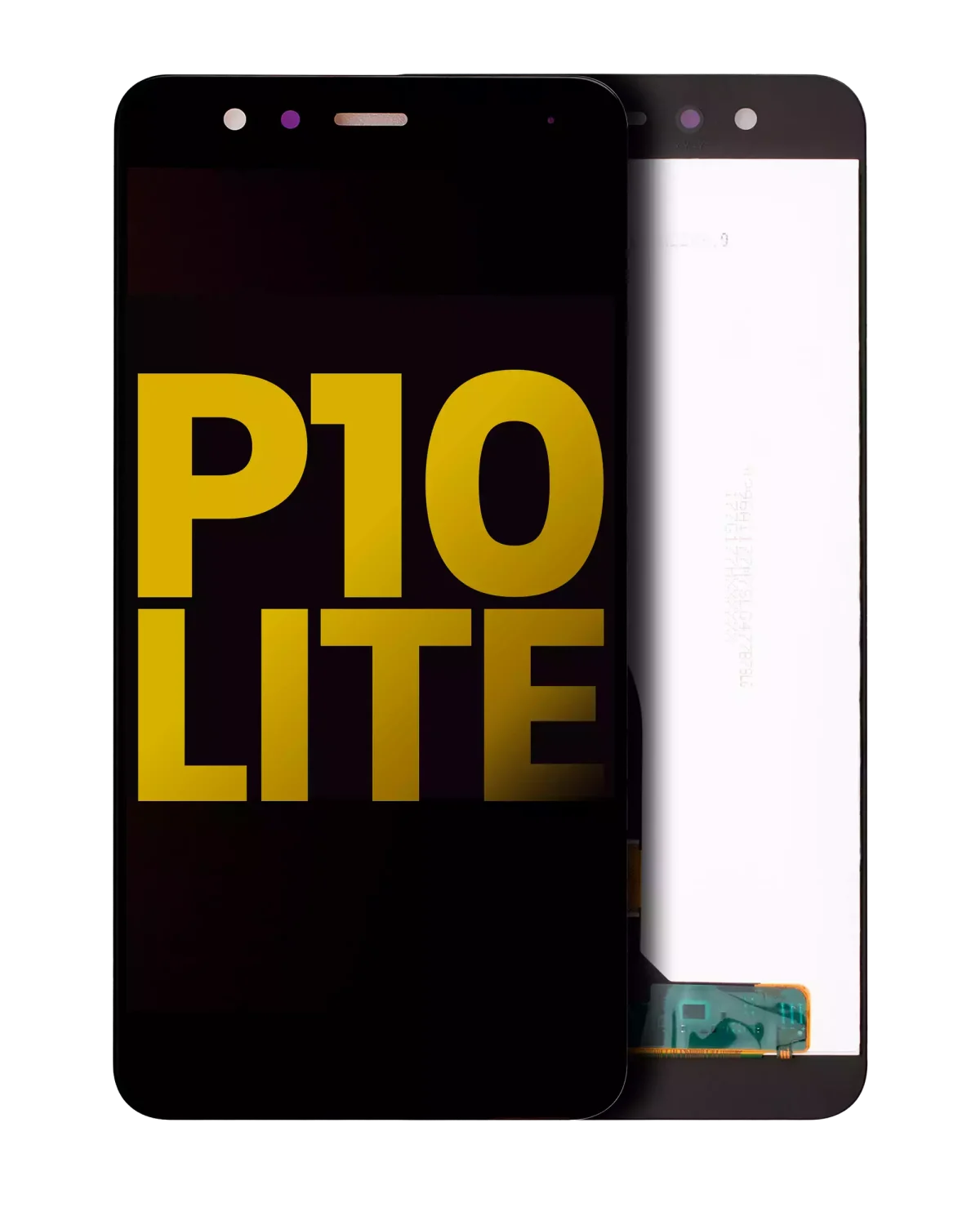 Huawei P10 Lite İle Uyumlu Ekran Dokunmatik Çerçevesiz ekran %100 Orijinal (Siyah)