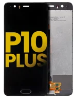 Huawei P10 Plus İle Uyumlu Ekran Dokunmatik Çerçeveli %100 Orijinal (Siyah)