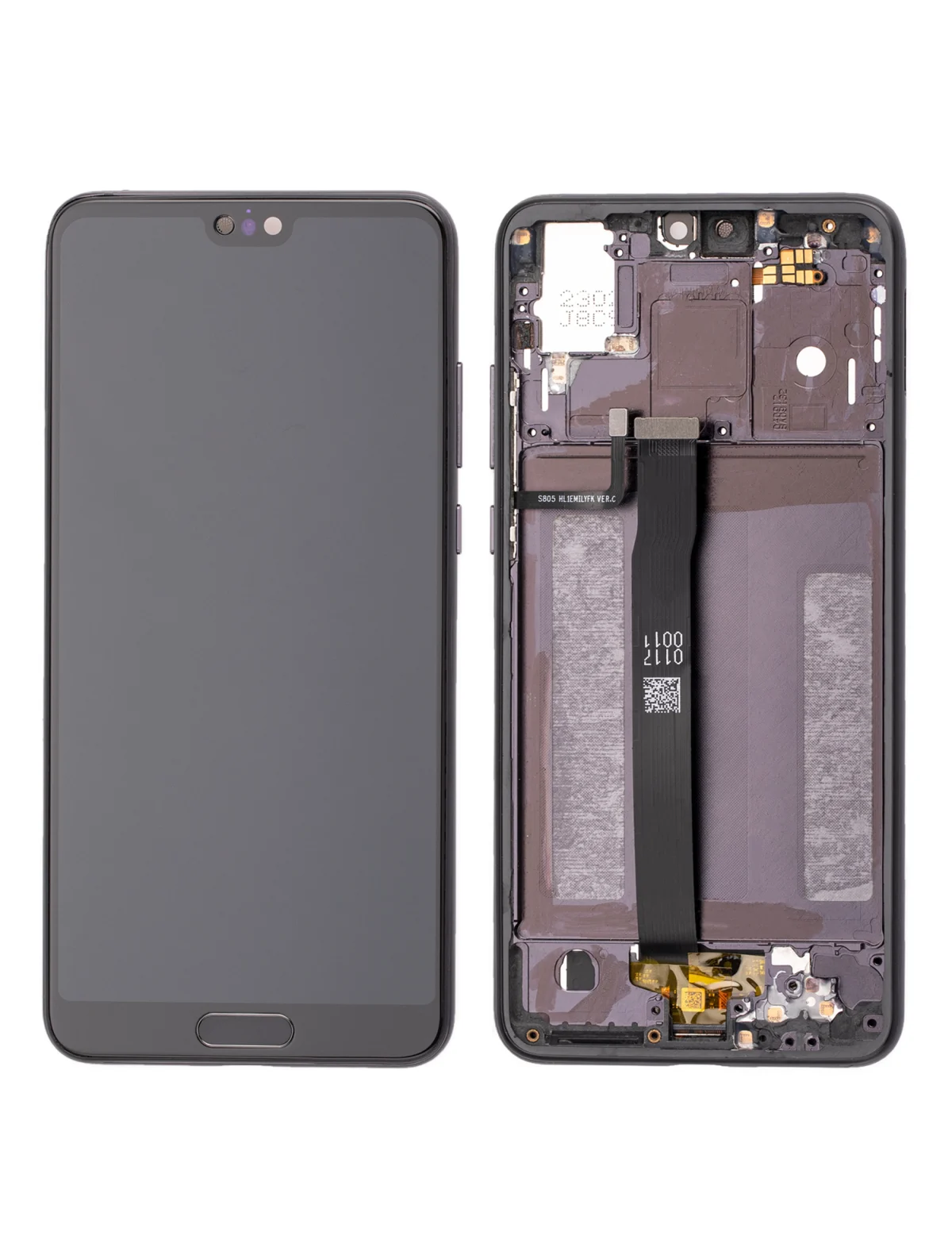 Huawei P20 İle Uyumlu Ekran Dokunmatik Çerçeveli ekran %100 Orijinal (Siyah) - Görsel 2