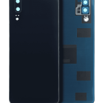 Huawei P20 İle Uyumlu Kamera Lensli Arka Kapak Cam İle Uyumlu ı (Siyah)
