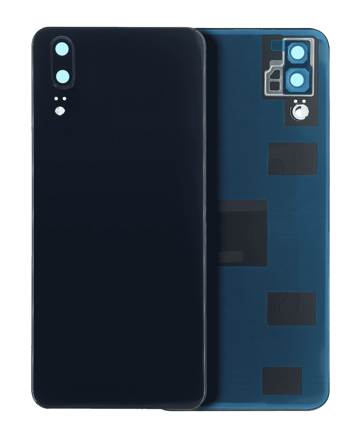 Huawei P20 İle Uyumlu Kamera Lensli Arka Kapak Cam İle Uyumlu ı (Siyah) - Görsel 7