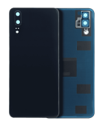 Huawei P20 İle Uyumlu Kamera Lensli Arka Kapak Cam İle Uyumlu ı (Siyah) - Görsel 7