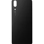 Huawei P20 İle Uyumlu (Siyah) Arka Kapak Camı