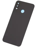 Huawei P20 Lite İle Uyumlu Arka Kapak Camı Kamera Lensli (Siyah) - Görsel 4