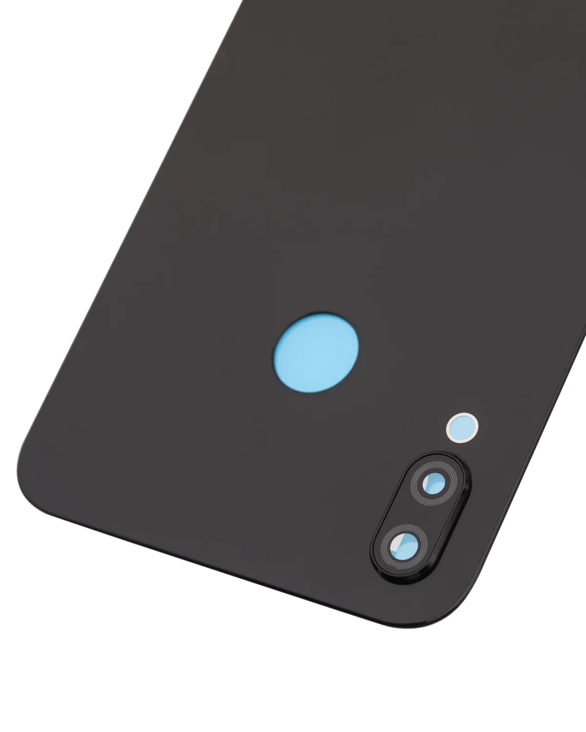 Huawei P20 Lite İle Uyumlu Arka Kapak Camı Kamera Lensli (Siyah) - Görsel 6