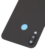 Huawei P20 Lite İle Uyumlu Arka Kapak Camı Kamera Lensli (Siyah) - Görsel 6