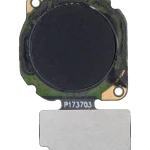 Huawei P20 Lite İle Uyumlu Parmak İzi Okuyucu Esnek Kablolu (Siyah)