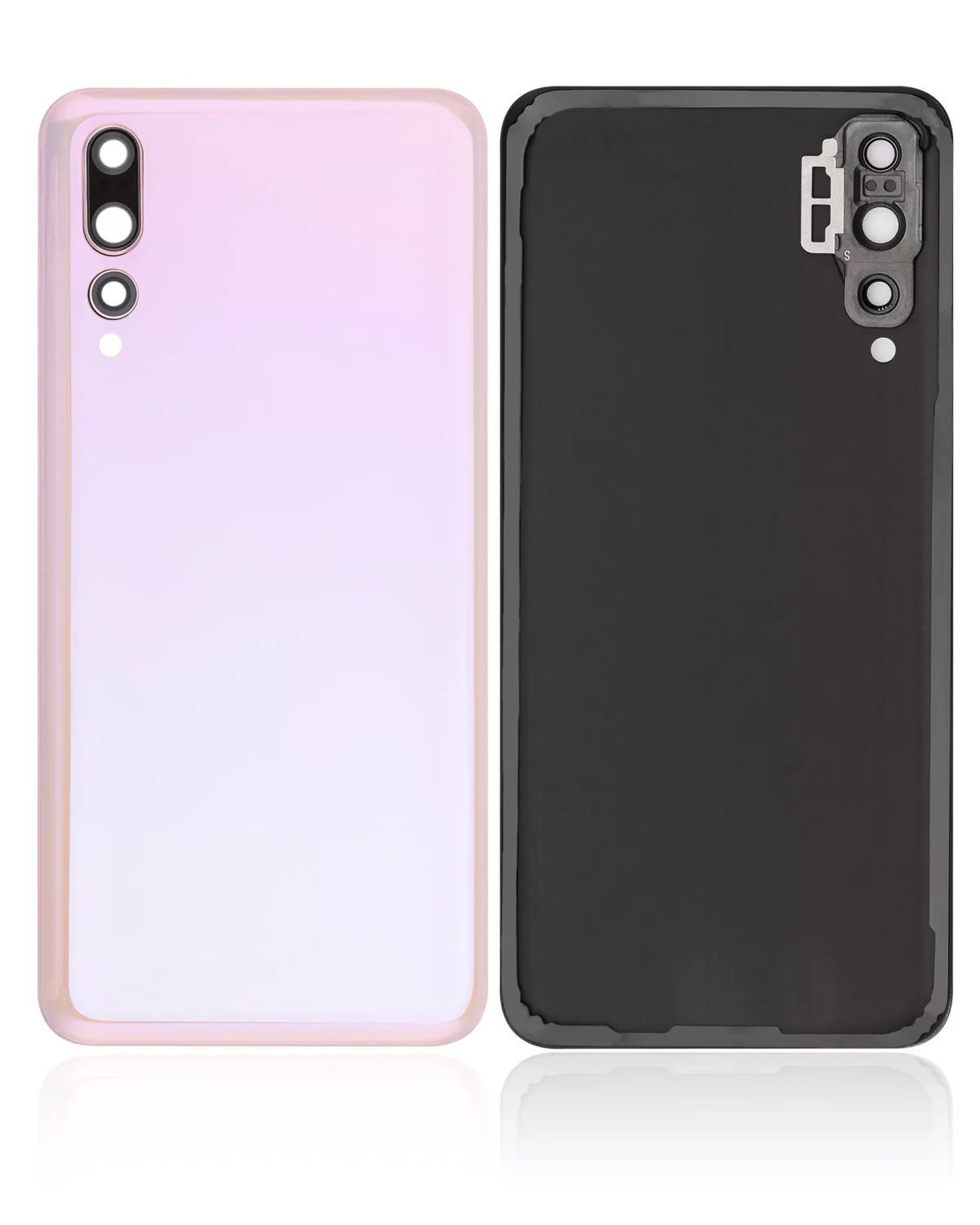 Huawei P20 Pro İle Uyumlu Arka Kapak Camı Kamera Lensli (Gül Altını) - Görsel 2