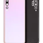 Huawei P20 Pro İle Uyumlu Arka Kapak Camı Kamera Lensli (Gül Altını)