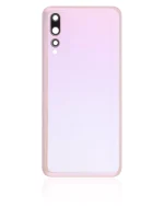 Huawei P20 Pro İle Uyumlu Arka Kapak Camı Kamera Lensli (Gül Altını) - Görsel 3