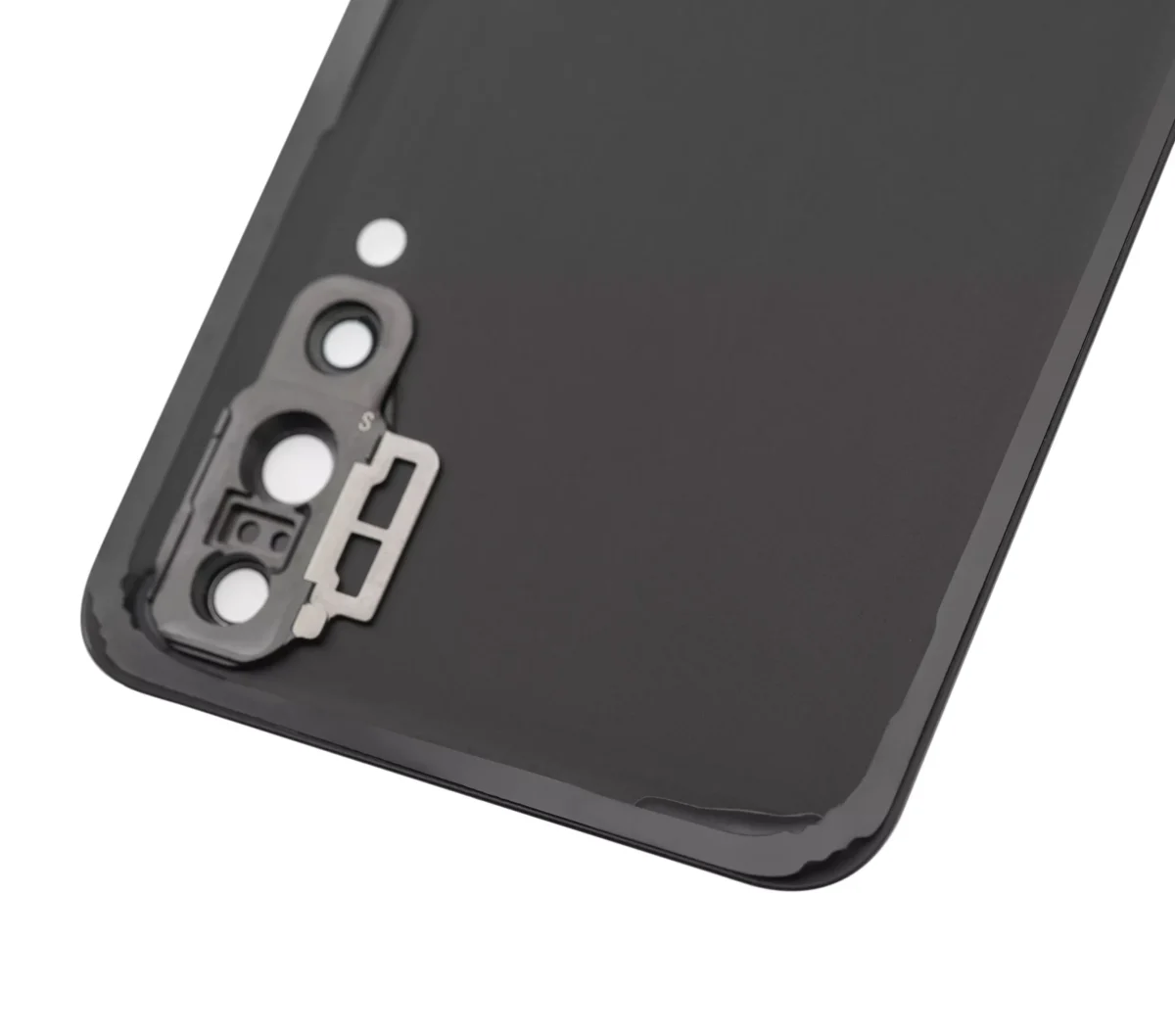 Huawei P20 Pro İle Uyumlu Arka Kapak Camı Kamera Lensli (Siyah) - Görsel 7