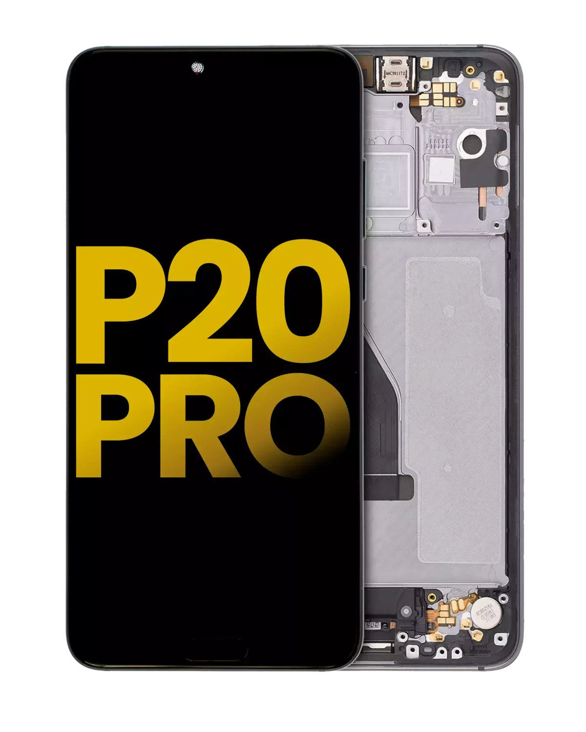 Huawei P20 Pro İle Uyumlu Ekran Dokunmatik Çerçeveli ekran OLED (Home Tuşlu Set)