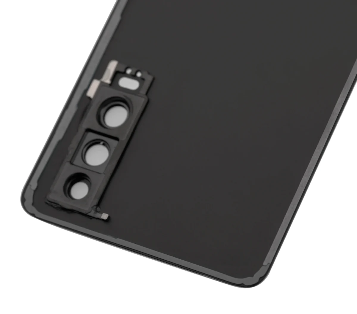 Huawei P30 İle Uyumlu Arka Kapak Camı Kamera Lensli (Siyah) - Görsel 6